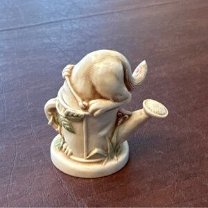 Harmony Kingdom  "Catch As Catch Can" Cat In Watering Can Resin trinket box;2.5”